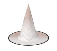 SamLng Sombrero de Halloween para adultos con bonito patrón brillante, accesorio versátil de disfraz de bruja para fiestas, bailes de máscaras, cosplay y decoraciones