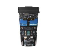 SamLng Taza de café aislada con asa para llevar en cabina de avión, vaso de viaje de alta capacidad para el hogar, la oficina y sobre la marcha