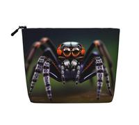 SamLng Tropical Rainforest Spiders Organizador universal para artículos de tocador - Bolsa de aseo reutilizable con bolsa con cremallera, negro, talla única, negro, One Size, negro, One Size