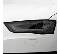 SamLng Vinilo Faros Para Audi A4 B8 B9 8K 8W S4 RS4 Accesorios 2 Piezas Película protectora para faros delanteros de coche Vinilo Antiarañazos Adhesivo TPU transparente negro