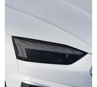 SamLng Vinilo Faros Para Audi A5 8T 8F 8W6 S5 RS5 2012-2024 Película protectora para faros delanteros, resistente a los arañazos, transparente, negra, TPU