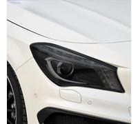 SamLng Vinilo Faros Para Benz CLA Clase C117 X117 W117 Película protectora para faros delanteros y traseros Película ahumada negra Antiarañazos TPU adhesivo