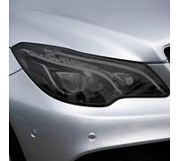 SamLng Vinilo Faros Para Benz Clase E W212 W213 2014-2024 Película protectora para faros delanteros de coche Negro ahumado Resistente a los arañazos Adhesivo transparente de TPU