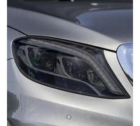 SamLng Vinilo Faros Para Benz Clase S W222 C217 A217 S63 S65 Para Amg S500 2014-2024 2 Piezas Película protectora para faros delanteros y traseros Protección TPU transparente Pegatina negra