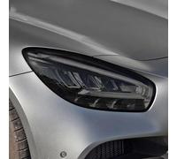 SamLng Vinilo Faros Para Benz Para Amg GT C190 R190 2015-2024 Película protectora para faros delanteros y traseros, color negro ahumado, resistente a los arañazos, TPU transparente.