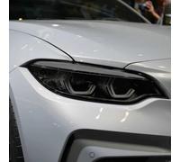 SamLng Vinilo Faros Para BMW M2 F87 Competition CS 2016-2024 2 piezas Película protectora para faros delanteros y traseros Adhesivo TPU negro transparente