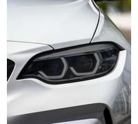 SamLng Vinilo Faros Para BMW M2 F87 Competition CS 2016-2024 2 piezas Película protectora para faros delanteros y traseros Adhesivo TPU transparente negro