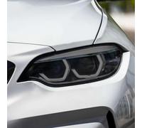 SamLng Vinilo Faros Para BMW M2 F87 Competition CS 2016-2024 2 piezas Película TPU para faros delanteros y traseros Adhesivo transparente negro