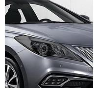 SamLng Vinilo Faros Para Hyundai Para Azera 2012-2017 Lámina protectora negra para faros delanteros, resistente a arañazos, de TPU transparente