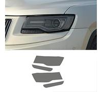 SamLng Vinilo Faros Para Jeep Grand Para Cherokee WK2 2014-2020 Película protectora para faros delanteros de coche, adhesivo TPU transparente negro
