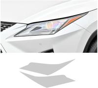 SamLng Vinilo Faros Para Lexus RX350 2016 2017 2018 2019 Película para faros delanteros de coche, luz delantera, vinilo transparente negro, moldura, adhesivo protector para luces de coche