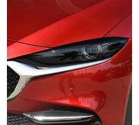 SamLng Vinilo Faros Para Mazda CX-4 2020-2022 2 piezas Película protectora para faros delanteros de coche Adhesivo TPU negro transparente