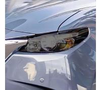 SamLng Vinilo Faros Para Mazda CX9 2016-2023 2 piezas Película protectora para faros delanteros de coche Adhesivo TPU negro transparente