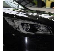 SamLng Vinilo Faros Para Subaru Para Legacy 2014-2017 2 piezas de película protectora para faros delanteros de coche, adhesivo TPU negro transparente