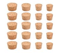 Samlonge 20 Piezas Tapones de Vino, Tapones de Corcho cónicos, Tapones Naturales para Botellas, Manualidades, Decoración, Bricolaje y Artesanía
