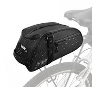 Samlonge Alforjas impermeables y reflectantes, 8 l de capacidad, para portaequipajes de bicicleta