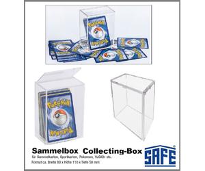 Sammelbox Acrílico Fútbol sticker Panini Sportkarten Wizzard Yu-Gi-Oh Safe 309