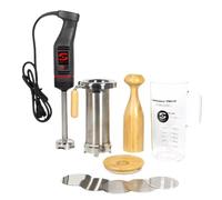 Sammic XM-12 - Batidora de mano + emulsionizador PRO 1.0, licuadora profesional de inmersión de 240 W con velocidad variable, 5 discos intercambiables, tarro de borosilicato y sistema de emulsión