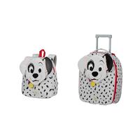 Sammies by Samsonite - Mochila infantil XS, 45 cm, 23 L y Mochila infantil S, 28 cm, 7,5 L - Set de viaje Disney Dálmata Patch