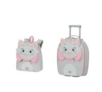 Sammies by Samsonite - Mochila infantil XS, 45 cm, 23 L y Mochila infantil S, 28 cm, 7,5 L - Set de viaje Disney Marie Aristocat
