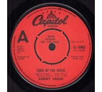 SAMMY HAGAR - TURN UP THE MUSIC 7 INCH (7" VINYL 45) UK CAPITOL 1977