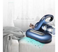 Samnuerly Limpiador de Cama Aspiradora de ácaros del Polvo Limpiador de colchón inalámbrico de Mano Lámpara con Potente succión Filtración HEPA Avanzada para Camas Almohadas Sofás Alfombras