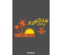 Samoan Joe's Logo Lock, Stock and Two Smoking Barrels Notebook: Journal College Ruled Notebook | 120 Pages | 6 x 9 Size | Gift