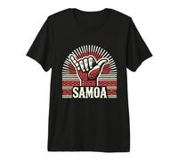 Samoan Tattoo Island Cultura del Pacífico Sur Camiseta Premium