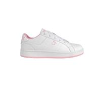 SAMOTUS Zapatillas Samatic para Mujer. Tenis, Ocio, Paseos. Cierre de Cordones y Contactos EU37-41 (Blanco y Rosa, Adulto, Mujer, 41, Números, Sistema Tallas Calzado EU, Mediano)