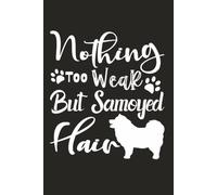 Samoyed Flair Statement Design: College Notebook Featuring Bold Lettering and Samoyed Silhouette Art for Dog Lovers, Students, Writers, and Pet Enthusiasts