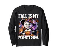 Samoyed Witch Dog Halloween and Fall Is My Favorite Color Manga Larga