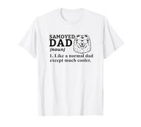 Samoyedo Papá Samoyedo Perro Samoyedo Dueño Camiseta