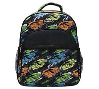 SAMPACK-MP, Mochila Escolar, Mochila Infantil con Bolsillo Exterior, Material Poliéster, Bolsillos Laterales de Rejilla, Asas Acolchadas, Uso Escolar, Diseño Dinosaurios, Medidas: 35x36,5x18 cm