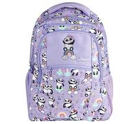 SAMPACK-MP, Mochila Escolar, Mochila Infantil con Bolsillo Exterior, Material Poliéster, Bolsillos Laterales de Rejilla, Asas Acolchadas, Uso Escolar, Diseño Oso Panda, Medidas: 43x35x21 cm