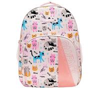 SAMPACK-MP, Mochila Escolar, Mochila Infantil con Bolsillo Exterior, Material Poliéster, Bolsillos Laterales de Rejilla, Asas Acolchadas, Uso Escolar, Diseño Gatos, Medidas: 43x35x21 cm