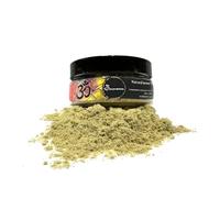 Samsara Incienso en polvo natural 100 % | Origen certificado, múltiples usos, perfumería, cosmética | compatibles con diseños con incienso - Tarro plegable de 100 ml (té y agarwood)