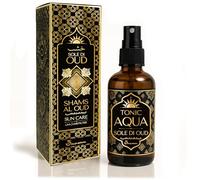 Samsara Sole di Oud After Sun - Espray de agua estimulante con aroma árabe [con aceite de oud] Aftersun para el cuerpo del mar, refrescante y vigorizante, hidratante después de tomar el sol, 100 ml