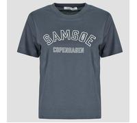 SAMSØE SAMSØE Camiseta SACAMINO SS T-SHIRT in Azul EU XS