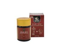 Samsidae Extracto de Ginseng Rojo y Jengibre 50 g - Panax Ginseng | Ginseng rojo 41 % con 10 mg/g de ginsenósidos, jengibre 34 %, cultivo GAP, 1 mes de consumo, cucharilla dosificadora incluida