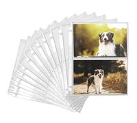 Samsill 2 Pocket Sleeves, Page Protectors for 3 Ring Binder, Clear, Archival Photo Sleeves That Holds up to 5 x 7" Photos, Manuals, Coupons, 100 per Pack
