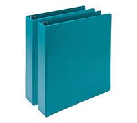 Samsill Earth's Choice™ - Carpeta duradera de 3 anillos de color moderno, anillos redondos de 1.5 pulgadas, hasta un 25% de plástico a base de plantas, ecológica, con base biológica certificada por