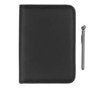 Samsill Organizador de guantera, organizador de coche con cremallera, manual del propietario, soporte para documentos de coche, color negro