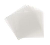 Samsill Paquete de 50 hojas de plástico transparente de 12 x 12 pulgadas para suministros de manualidades y máquinas troqueladoras, plástico transparente flexible para manualidades de 0.007 de grosor