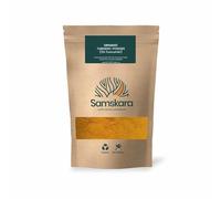 Samskara Cúrcuma en Polvo BIO Orgánica 5% Curcumina Grado Potente Ayurvédico Ceremonial | Ayuda para la Indigestión | Para Uso en Cocina y Externo sobre Piel | 500g