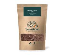 Samskara Nibs de Cacao Crudo y Premium de Perú, Cultivo Ecológico, Vegano, 1kg, 100% Natural, Puro, Sabor Intenso a Cacao, Sin Procesar