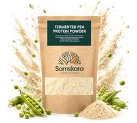 Samskara Proteina de Guisante FERMENTADA (83% proteico) en Polvo | sabor neutra sedosa, digestión optima, sin gluten y 100% guisantes naturales de Canada | Vegano Sin Gluten Keto (1kg)