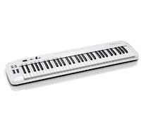 Samson Carbon 61 - Teclado controlador USB/MIDI (61 teclas, con software Native Elements), color blanco