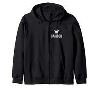 Samson el rey / corona y nombre diseño para hombres llamado Samson Sudadera con Capucha