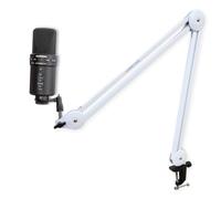 Samson G-Track Pro - Micrófono USB con brazo para micrófono, color blanco
