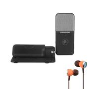 Samson Go Mic Video - Micrófono USB con cámara y auriculares in-ear